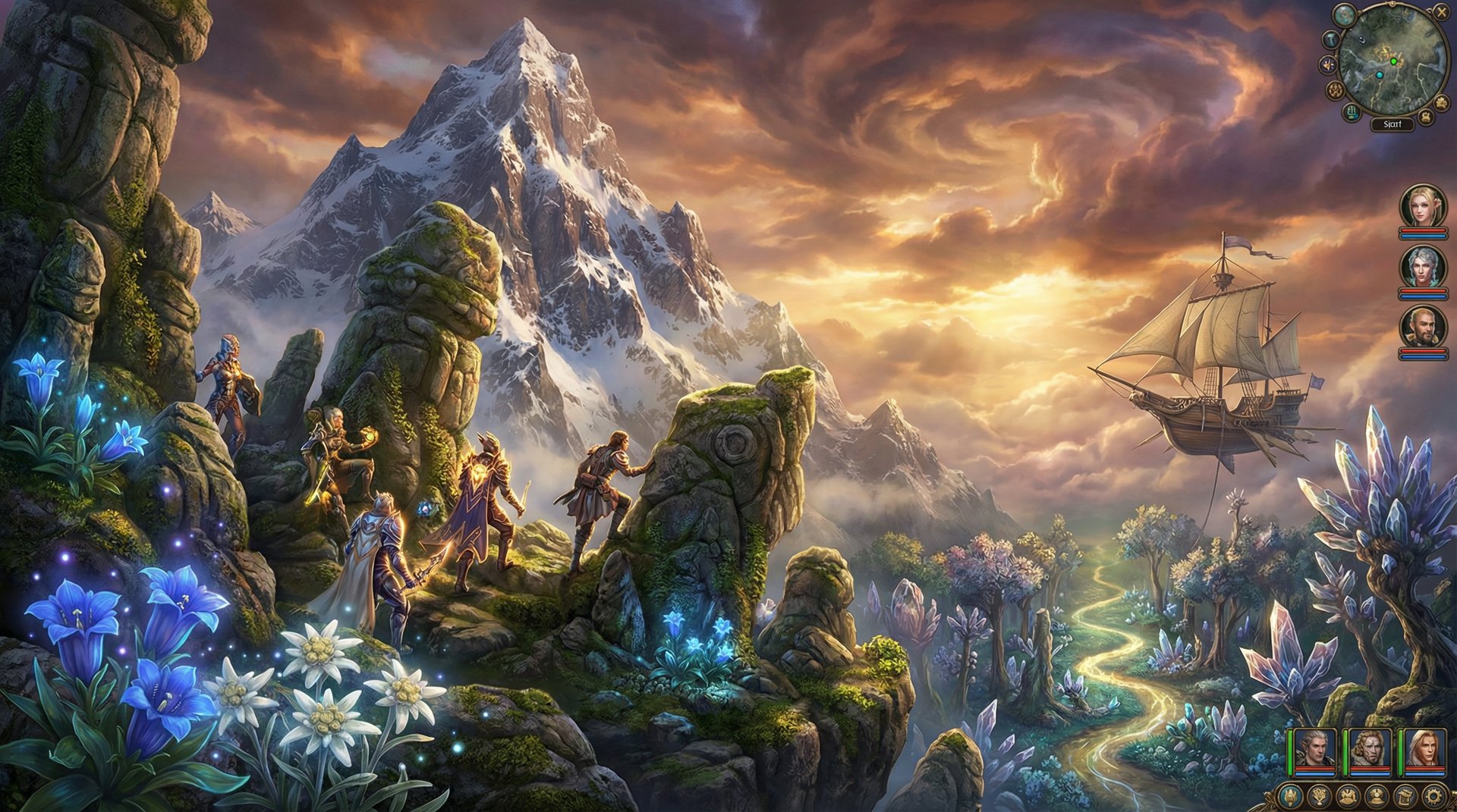 女团高山植物科考纪录视频